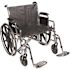 Drive 24" Saf Bariatric Heavy Duty Sentra Ec Wheelchair, Swing-Away Footrest.