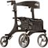 Drive Medical Design Healthcare Nitro Carbon Fiber Rollator, Black