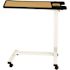 Drive Premium Multi-Feature 27-42"h Pneumatic Overbed Table, U Base, Solar Oak