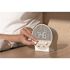 Nonstop Station Digital Alarm Clock R- White