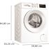 Bosch 300 Series 24 In. 2.2 Cu. Ft. He Stackable Fl Compact Washer White, Estar