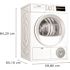 Bosch 300 Series 24 In. 4 Cu. Ft. 240 V Stackable Compact Elec. Dryer Wh, Estar