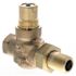 Siemens Valve Globe 2 Way Normally Open 1/2" Npt X Union Male 2.5 Cv Brass Valve