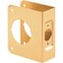 Generic Solid Brass 2-1/8" X 2-3/8" X 1-3/8" Recessed Lock & Door Reinforcer