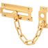 Defender Security Solid Brass W/ Classic Bronze, Pocket Door Privacy Lock & Pull