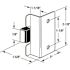 Sentry Srk And Keeper, 1in, Outswing W/ Fasteners, Ss, 656-9837