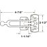 Generic Defender Sec Brushed Chrm Swing Bar Dr Lk W/ Eg Guard
