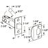 Defender Security Passa Door Latch, 9/32 In. & 5/16 In. Square, Classic Bronze