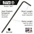 Klein Tools L-Style Ball-End Hex Key 3/8 Inch Packa Of 5