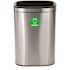 Alpine Industries 10.5-Gallon Stainless Steel Rectangular Liner Touchless Open