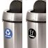 Alpine Industries 34-Gallon Ss Recycle/can Station W/lid Package Of 2