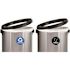 Alpine Industries 34-Gallon Ss Recycle/can Station W/lid Package Of 2