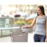Alpine Industries Slim 23 Gal Gray Waste Receptacle Can Package Of 3