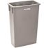 Alpine Industries Slim 23 Gal Gray Waste Receptacle Can Package Of 3