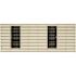 Ge 42" Zoneline Architectural Polycarbonate Grille - Color Maple