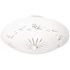 Satco White Two-Light 12 Ceiling Fixture