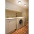 Satco Brushed NICKEL Two-Light 12 Mushroom Flush Mount