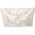 Satco White Two-Light Square Flush Mount With Pull Chain