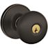 Schlage J Series Stratus Entry Knob Aged Bronze