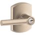Schlage Broadway Keyed Entry Lever, Satin NICKEL