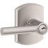 Schlage Broadway Keyed Entry Lever, Satin Chrome