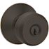 Schlage Bowery Keyed Entry Knob, Aged Bronze