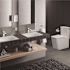 Grohe Eurocube 2-Piece 1.28 GPF Right Hand Lever Right Height Elongated Toilet