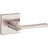 Kwikset Lisbon Dummy Lever, Satin NICKEL