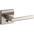 Kwikset Montreal Square Bed And Bath Lever In Satin NICKEL
