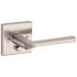 Kwikset Lisbon Privacy Lever, Satin NICKEL