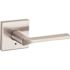 Kwikset Lisbon Privacy Lever, Satin NICKEL