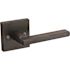 Kwikset Halifax Square Half-Dummy Lever In Venetian Bronze