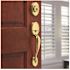 Kwikset Chelsea Handleset With Juno Knob Featuring Smartkey In Polished Brass