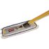 Rubbermaid Flow Flat Mop, Nylon, 18", White,