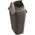 Rubbermaid Commercial Rectangular Free-Swinging Plastic Lids, Black
