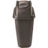 Rubbermaid Commercial Rectangular Free-Swinging Plastic Lids, Black