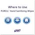 Purell Premoistened Hand Sanitizing Wipes, 100/canister, Carton Of 12