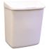 Hospeco Wall Mount Sanitary Napkin Receptacle-Abs, Plastic, 1 Gallon, White