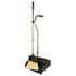 Unger 12 X 45 In Telescopic Ergonomic Dust Pan W/ Broom Gray/silver,package Of 2