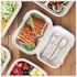 World Centric Fiber Hinged Containers Hoagie Box 9.2 X 6.4 X 3.1 Case Of 500