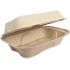 World Centric Fiber Hinged Containers Hoagie Box 9.2 X 6.4 X 3.1 Case Of 500