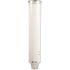 San Jamar 5 Oz White Plastic Small Pull-Type Water Cup Dispenser