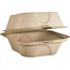 World Centric Fiber Hinged Containers Burger Box 6.5 X 6 X 3.2 Case Of 500