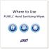 Purell Premoistened Sanitizer Wipes 6x7 White, Carton Of 1050