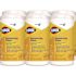 Clorox Disinfecting Wipes, 7 X 8, Lemon Fresh, 75/canister, Carton Of 6