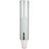 San Jamar Translucent Blue Plastic Large Pull-Type Water Cup Dispenser