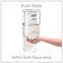 Purell Push-Style Hand Sanitizer Dispenser, White, 1200 Ml