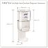 Purell Push-Style Hand Sanitizer Dispenser, White, 1200 Ml