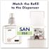 Purell Push-Style Hand Sanitizer Dispenser, White, 1200 Ml