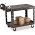 Rubbermaid Commercial Brute Flat Shelf Utility Cart Medium Black